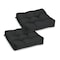 Classic Accessories 19" x 19" x 5" Square Seat Cushions, Black, 2PK 62-113-010402-2PK - alternate 1